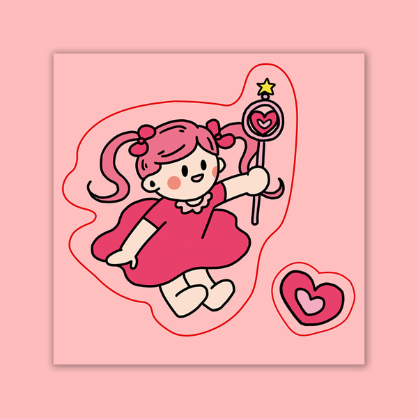 도무송 핑크마법소녀